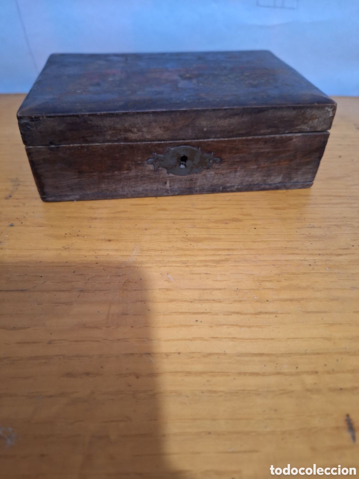 Antig&uuml;edades: Caja antigua de madera - Foto 3