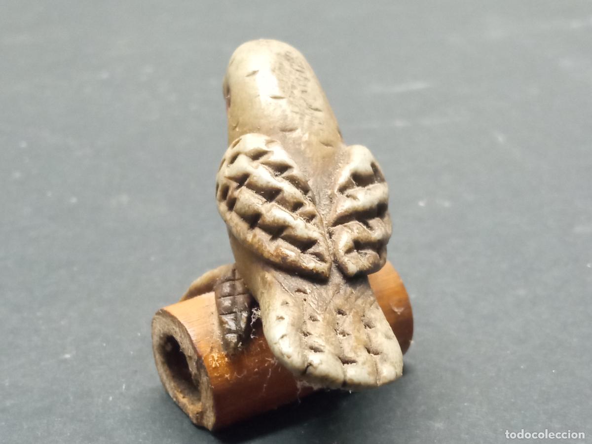 Antig&uuml;edades: Peque&ntilde;o loro de colecci&oacute;n 5 cm - Foto 4