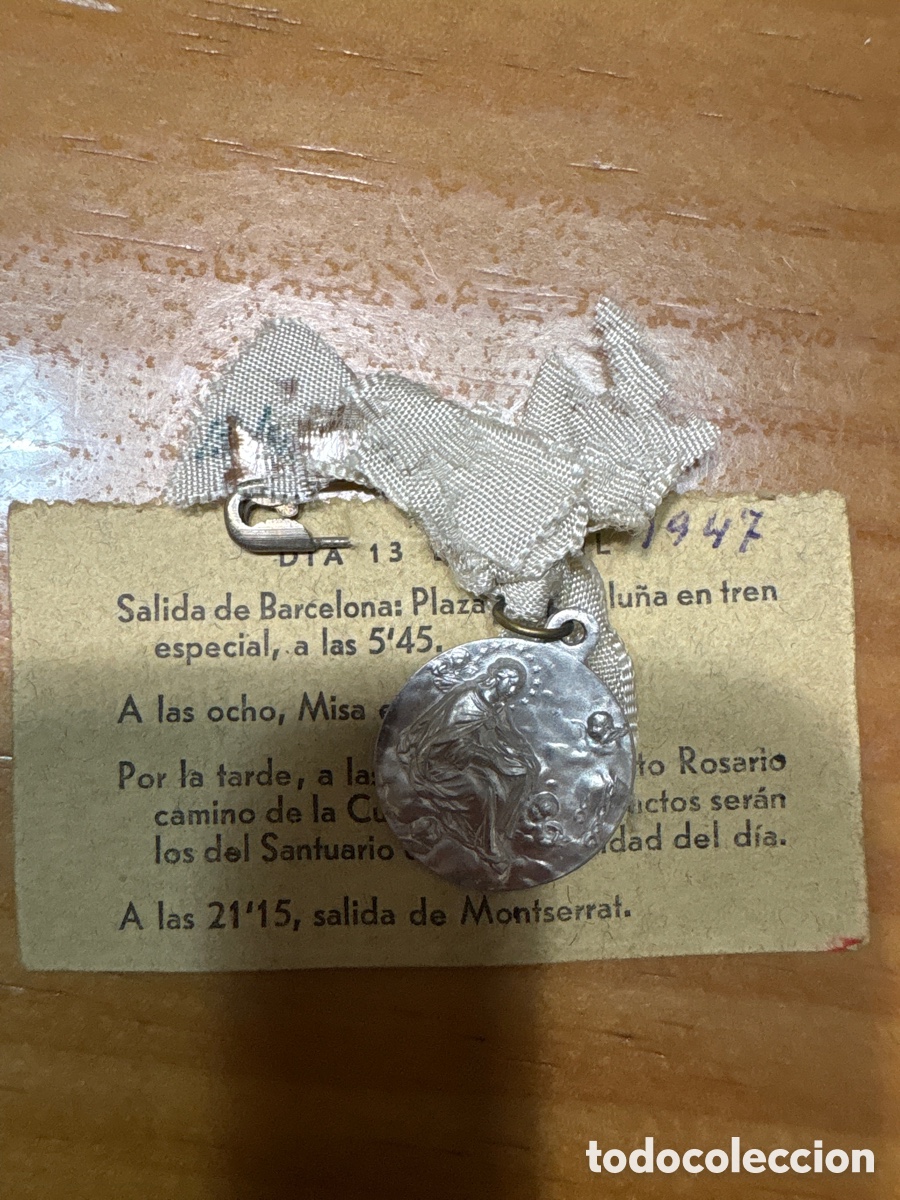 Antig&uuml;edades: Medalla a&ntilde;o 1947 -Montserrat - Foto 3