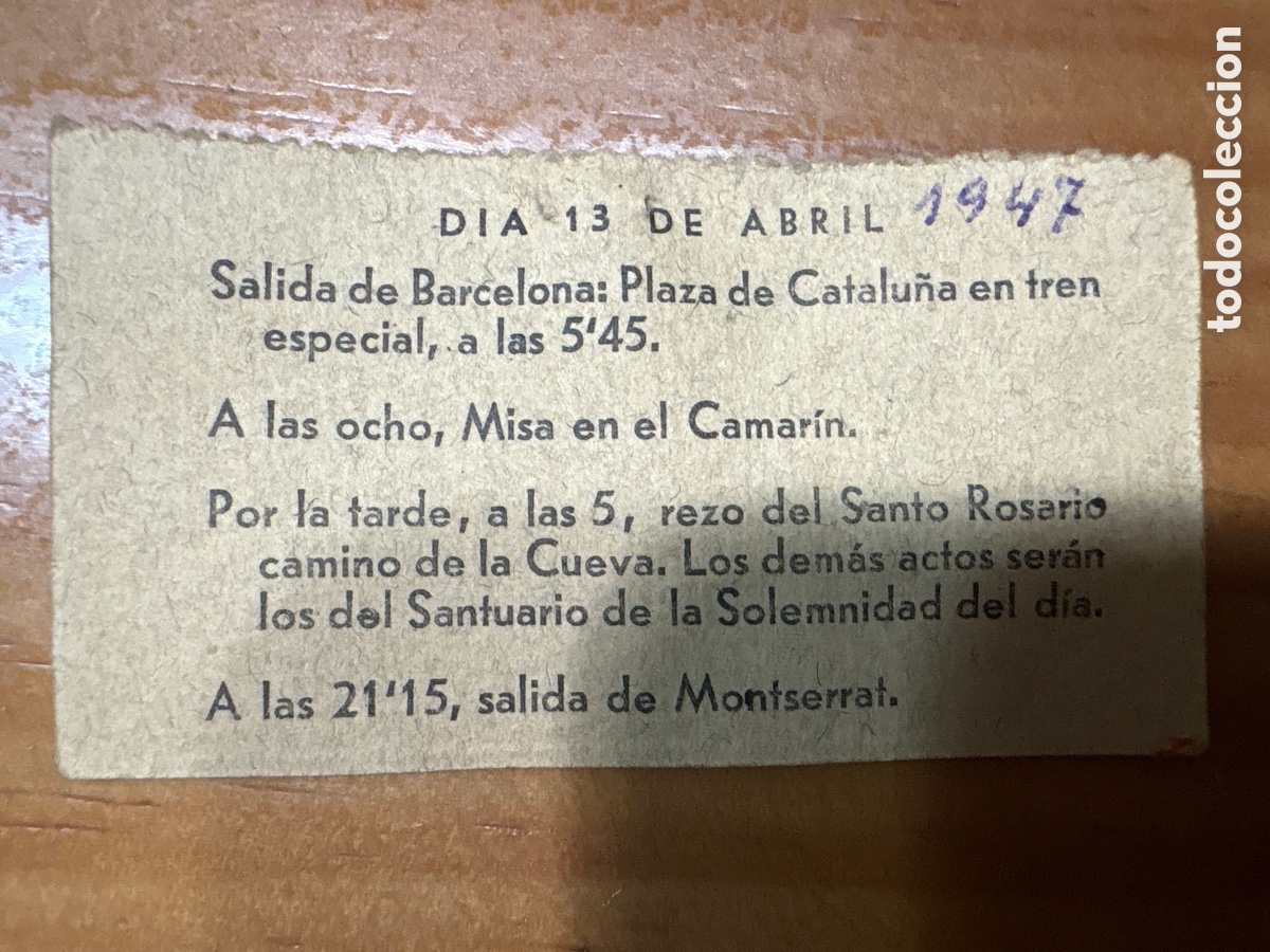 Antig&uuml;edades: Medalla a&ntilde;o 1947 -Montserrat - Foto 4