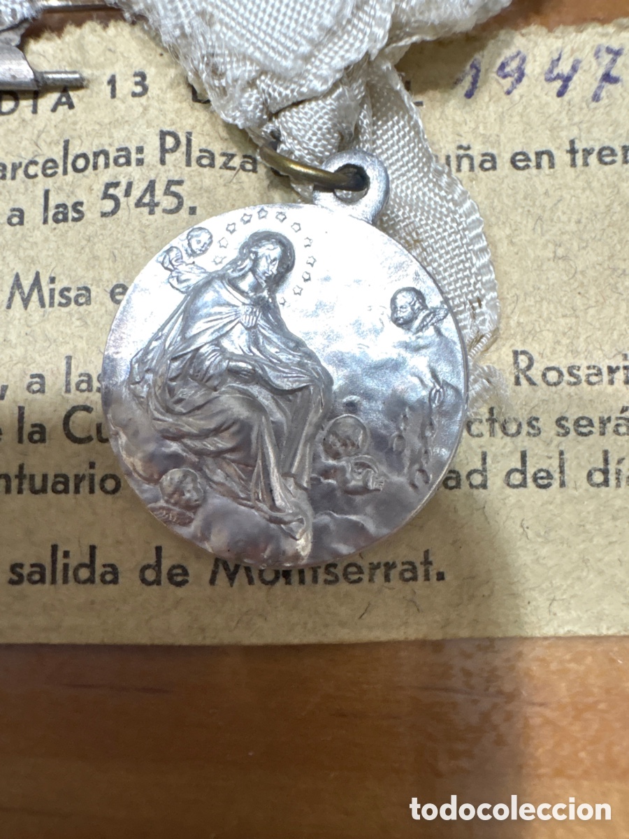 Antig&uuml;edades: Medalla a&ntilde;o 1947 -Montserrat - Foto 1