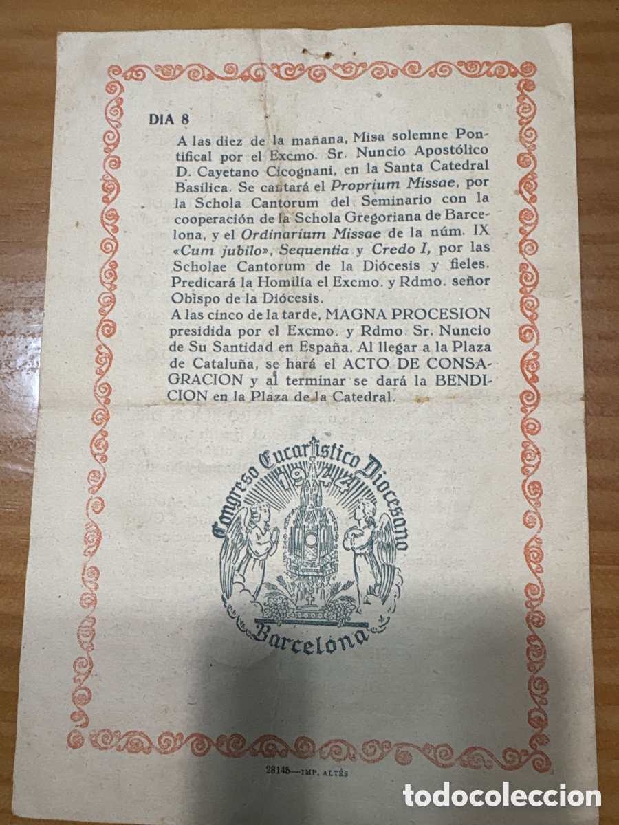 Antig&uuml;edades: Medalla a&ntilde;o 1944 barcelona - Foto 6