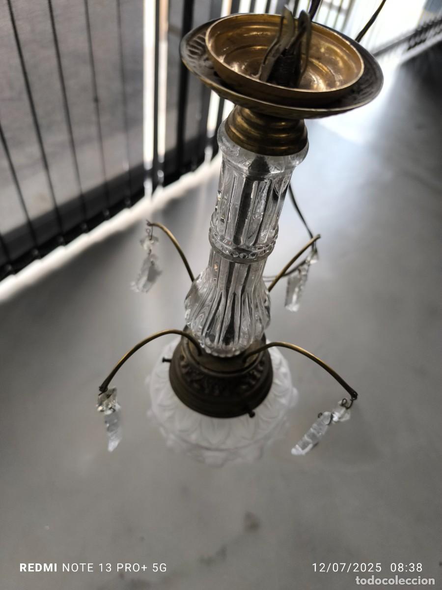 Antig&uuml;edades: Lampara de techo antigua. - Foto 2