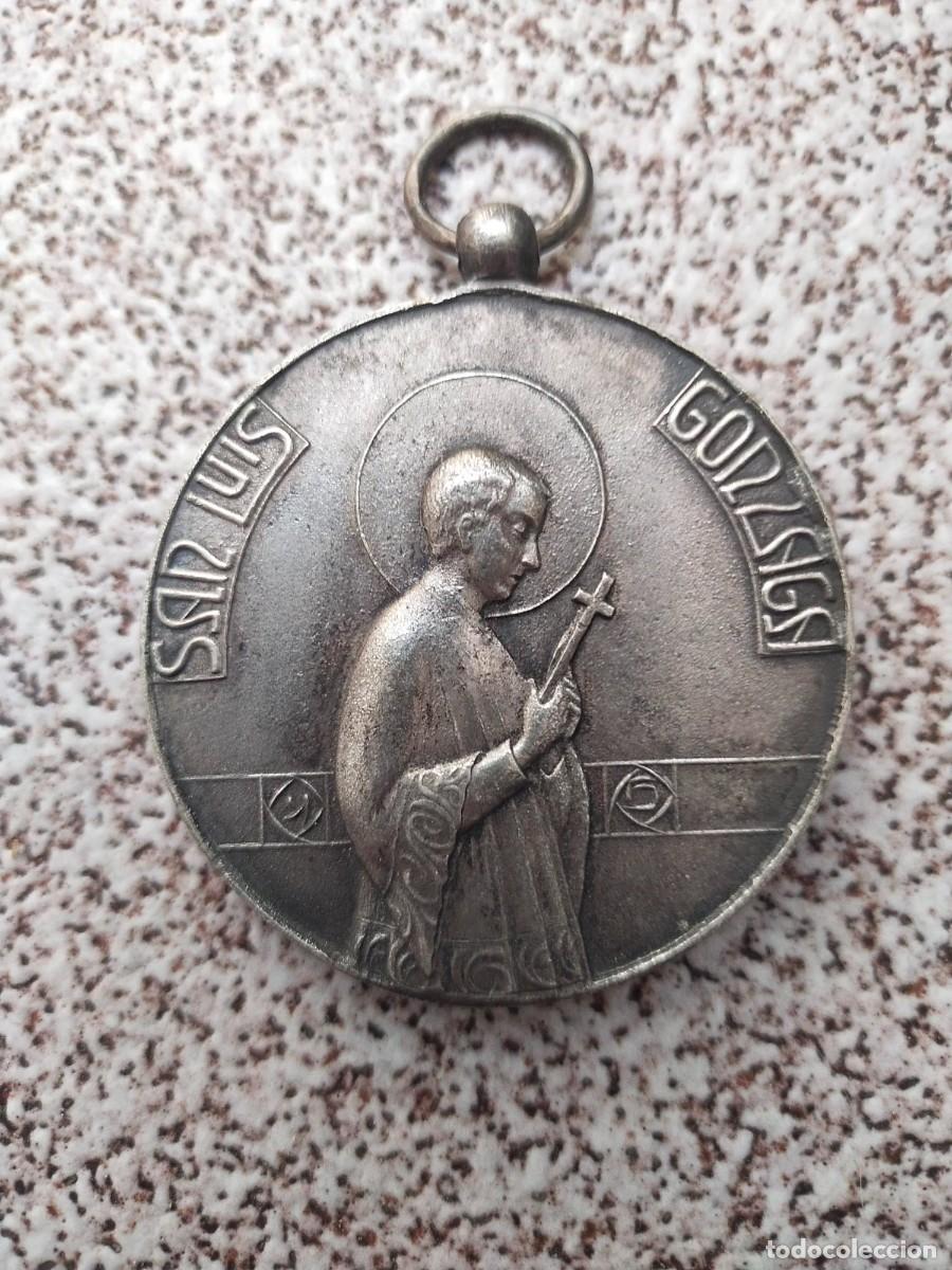 Antig&uuml;edades: medalla en relieve de san Luis 5cms medall&oacute;n - Foto 1