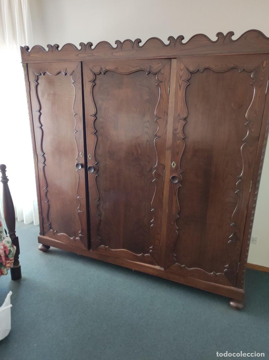 Antig&uuml;edades: Dormitorio de casta&ntilde;o - Foto 1