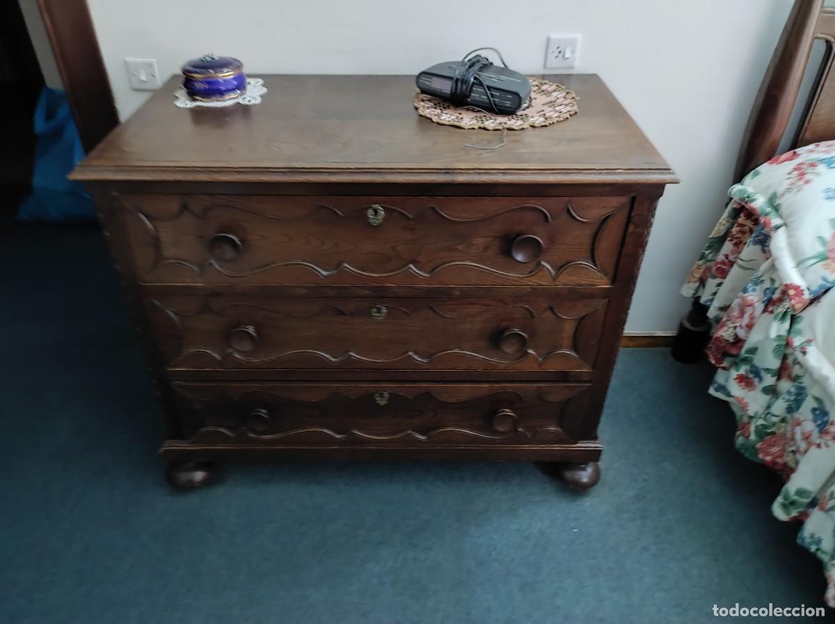 Antig&uuml;edades: Dormitorio de casta&ntilde;o - Foto 6