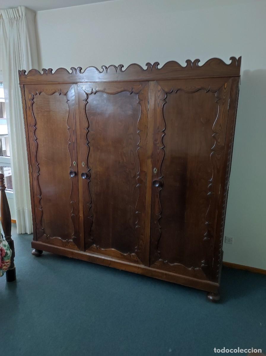 Antig&uuml;edades: Dormitorio de casta&ntilde;o - Foto 9