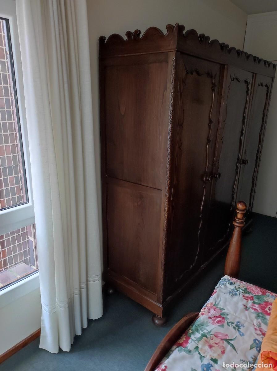 Antig&uuml;edades: Dormitorio de casta&ntilde;o - Foto 10