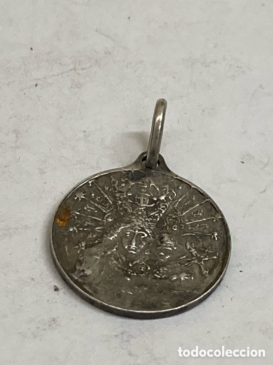 Antig&uuml;edades: Medalla de plata religiosa C322 - Foto 1
