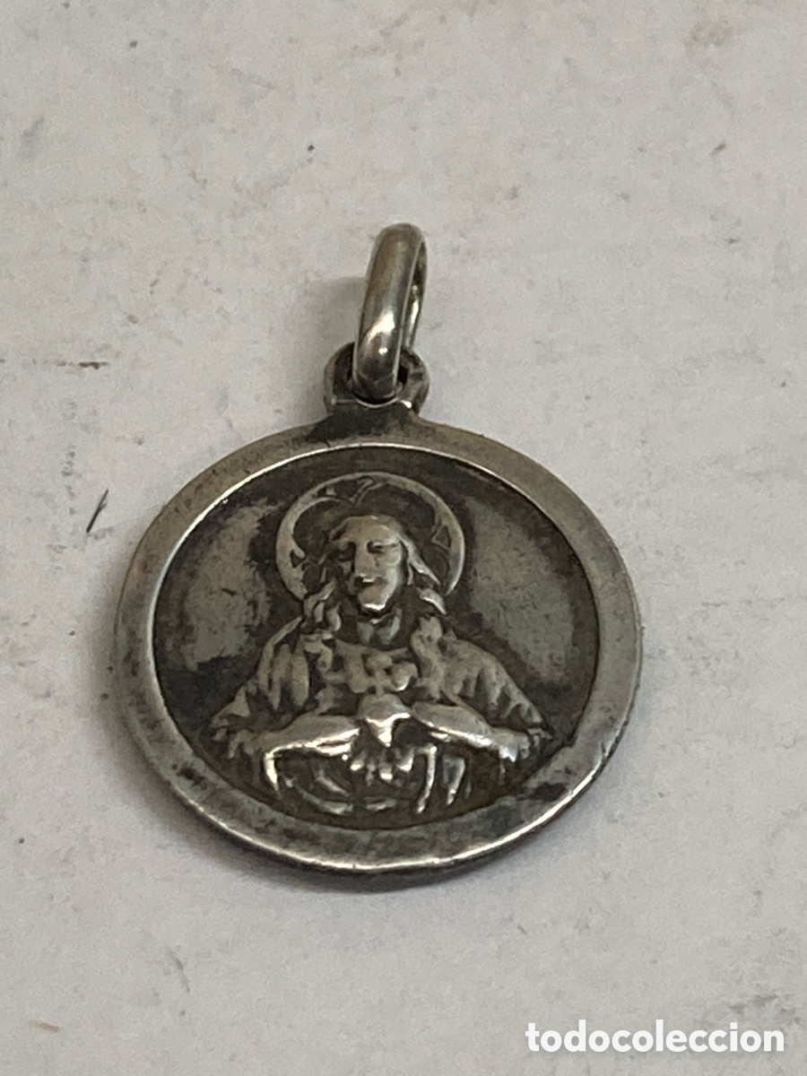 Antig&uuml;edades: Medalla de plata religiosa C322 - Foto 1