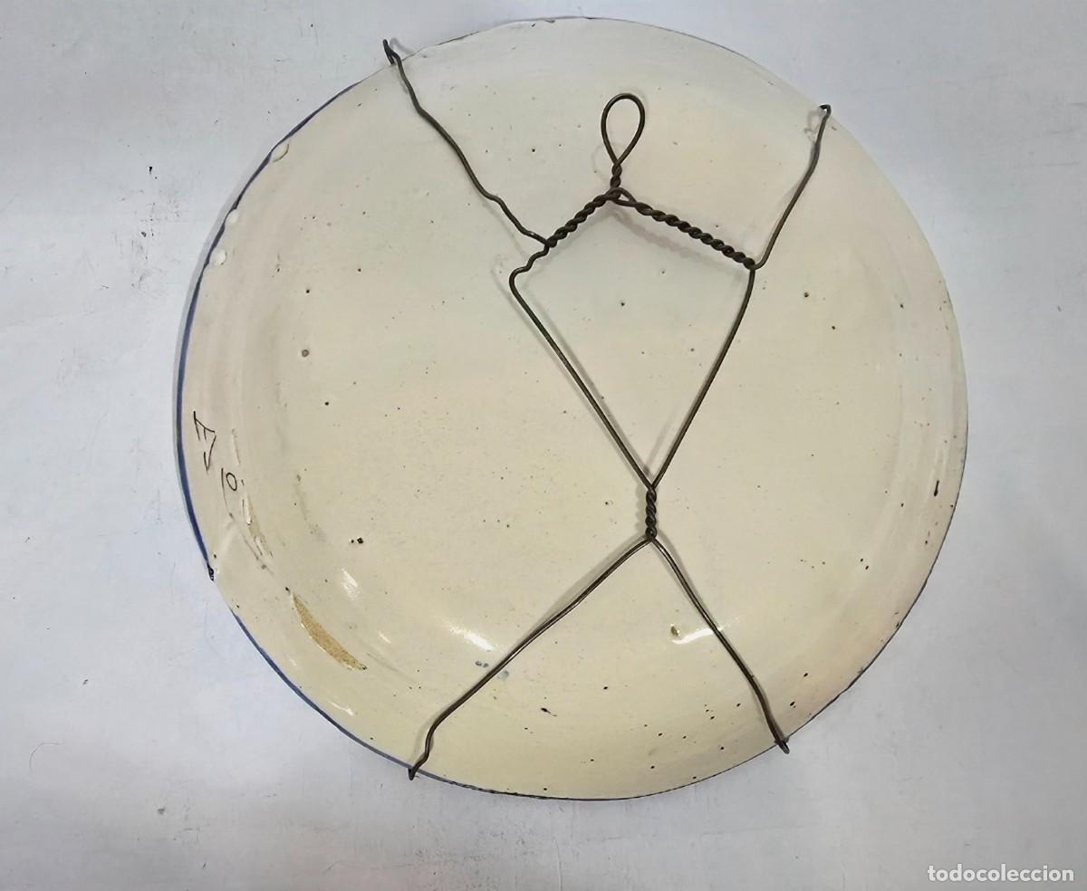 Antig&uuml;edades: Plato ceramica de Manises XIX - Foto 2