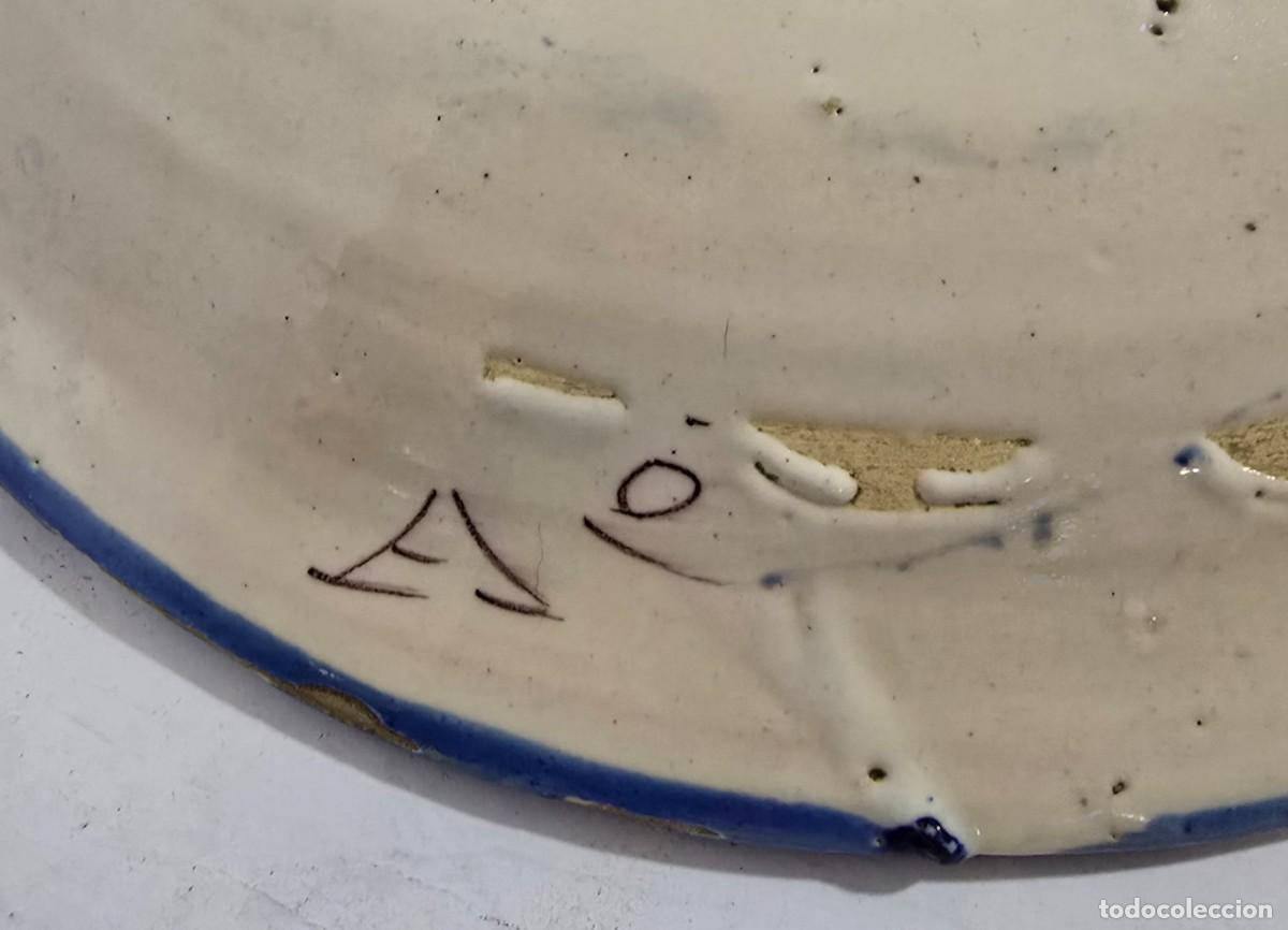 Antig&uuml;edades: Plato ceramica de Manises XIX - Foto 3