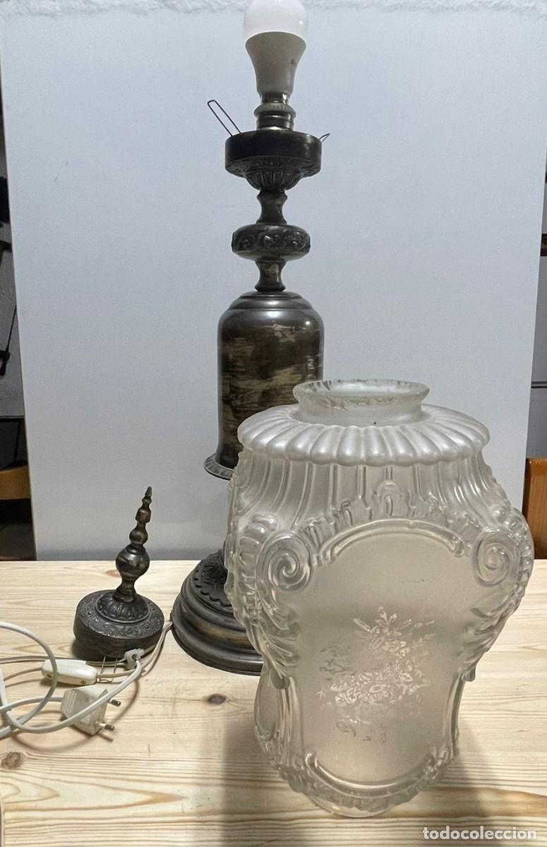 Antig&uuml;edades: LAMPARA ANTIGUA DE SOBREMESA - Foto 7
