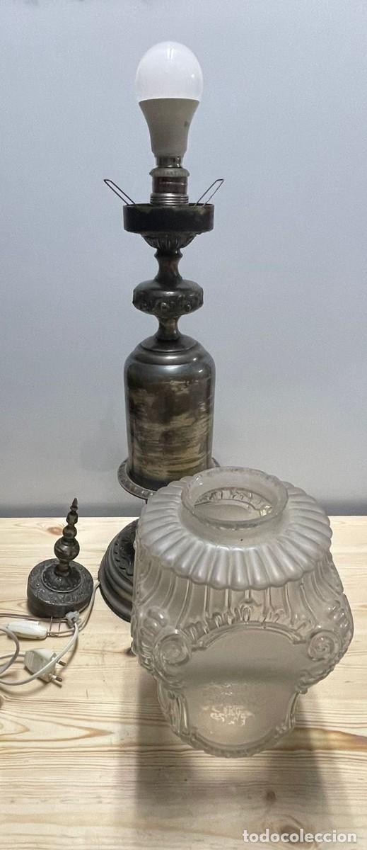 Antig&uuml;edades: LAMPARA ANTIGUA DE SOBREMESA - Foto 8