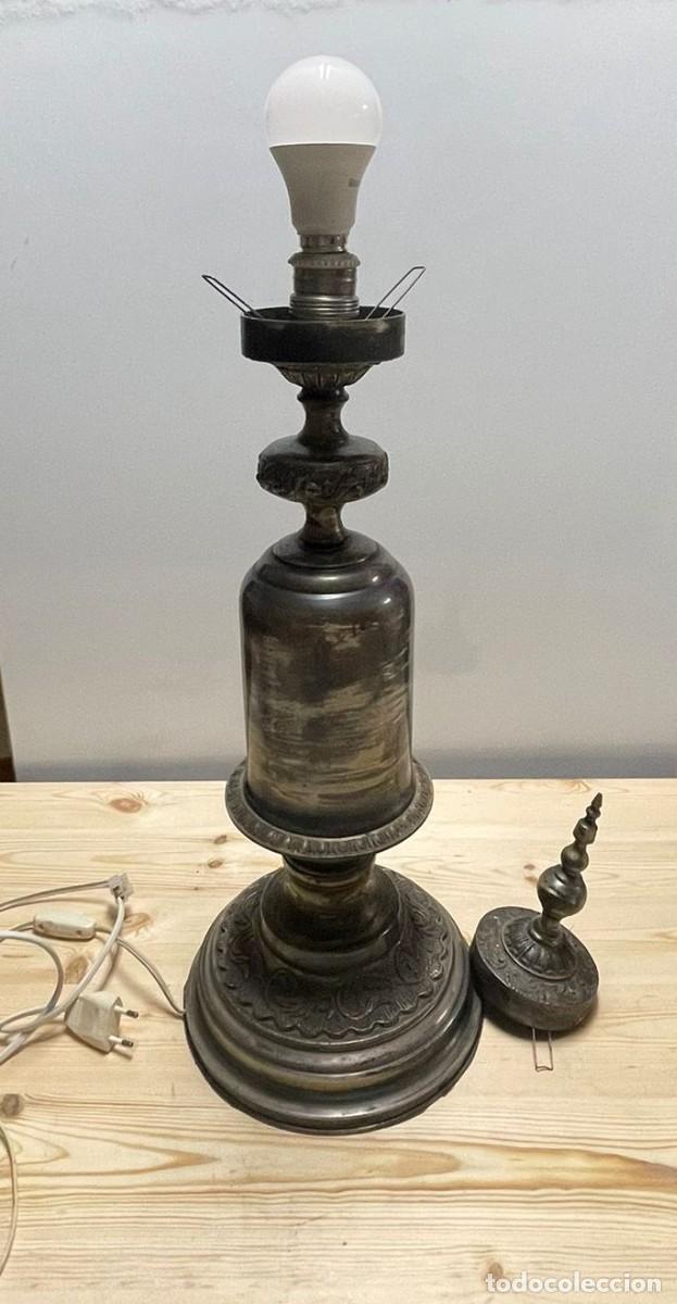 Antig&uuml;edades: LAMPARA ANTIGUA DE SOBREMESA - Foto 13