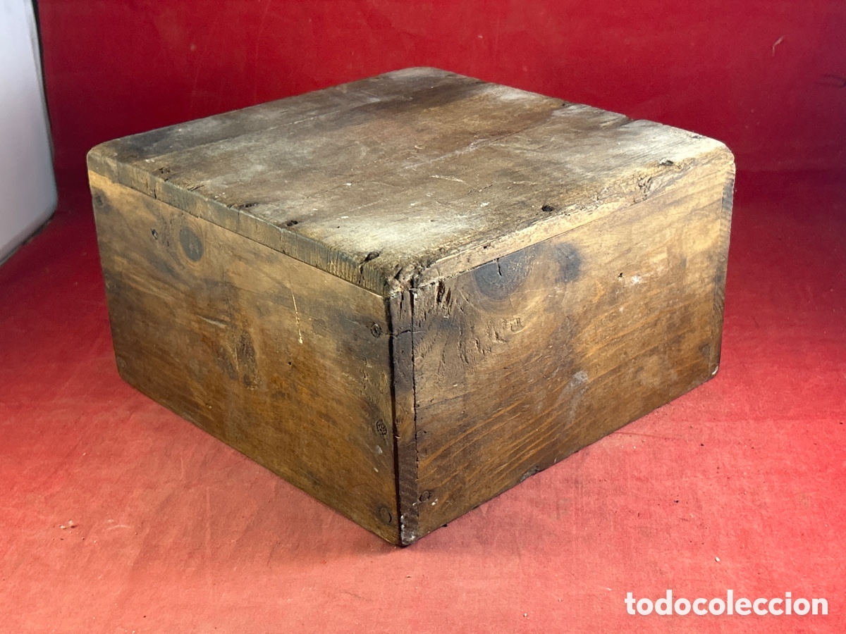 Antig&uuml;edades: CAJA O CAJ&Oacute;N DE MADERA ANTIGUA - Foto 4
