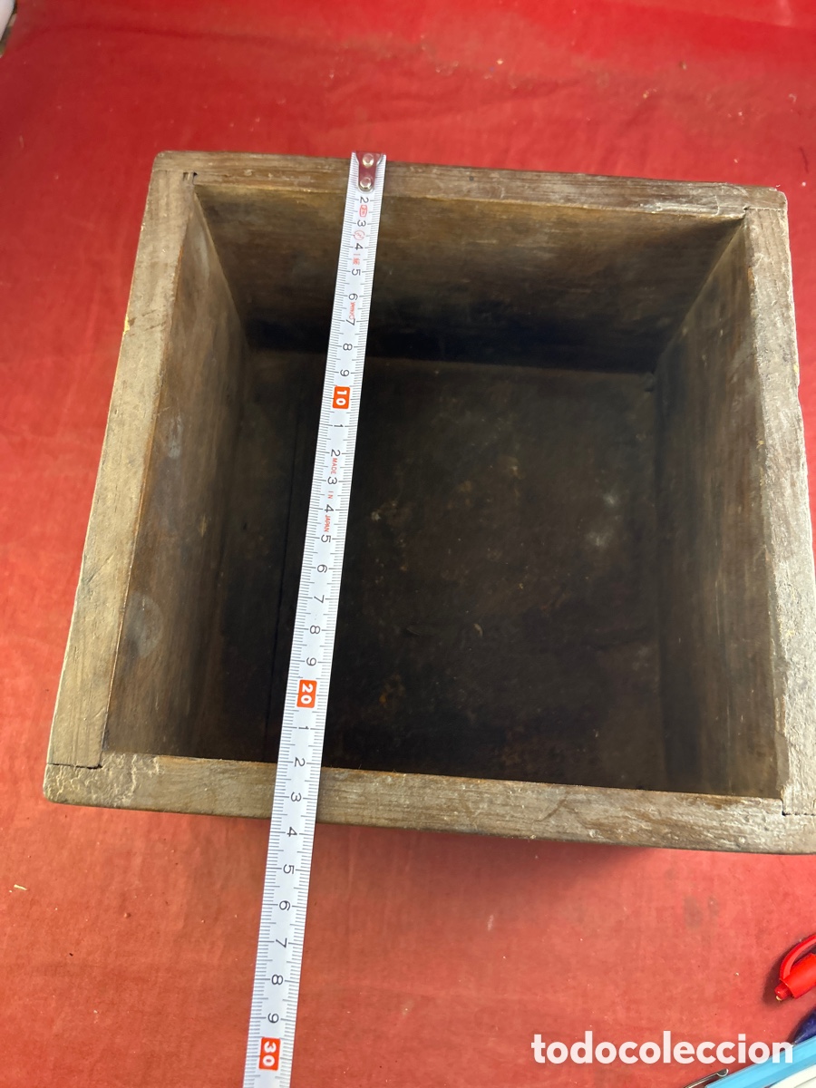 Antig&uuml;edades: CAJA O CAJ&Oacute;N DE MADERA ANTIGUA - Foto 6