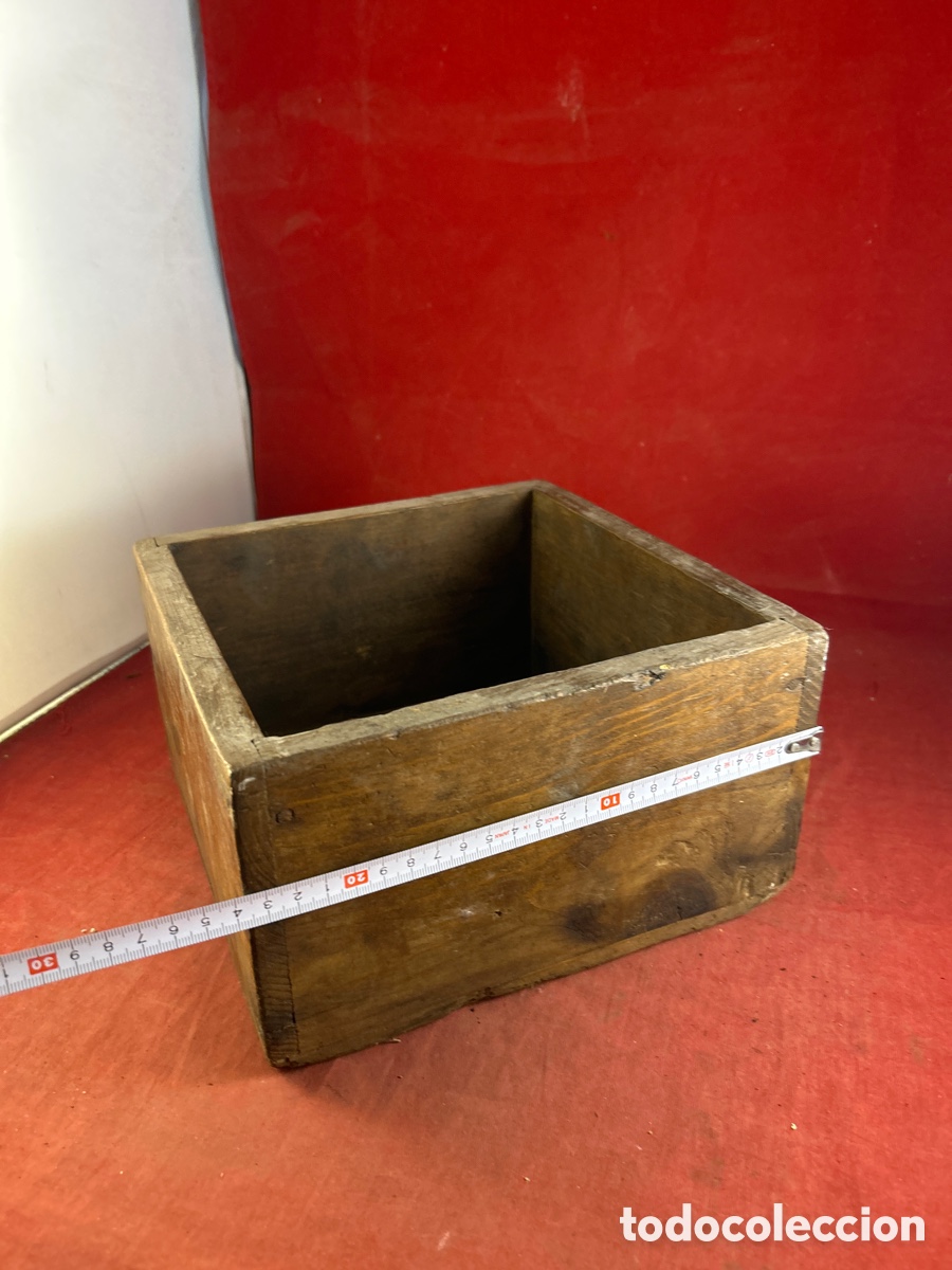 Antig&uuml;edades: CAJA O CAJ&Oacute;N DE MADERA ANTIGUA - Foto 8