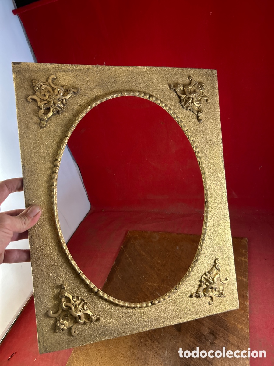Antig&uuml;edades: MARCO CON VENTANA OVAL - Foto 2