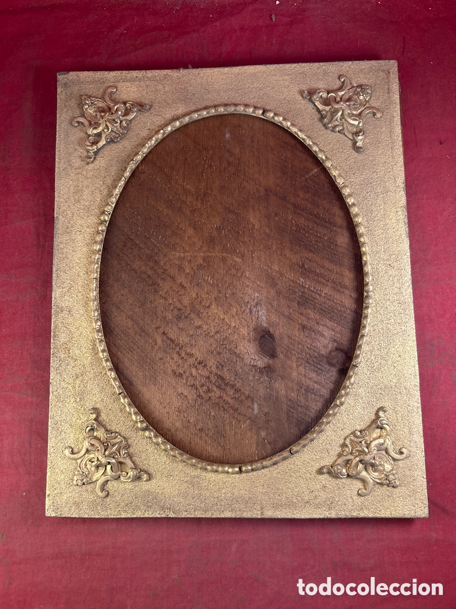 Antig&uuml;edades: MARCO CON VENTANA OVAL - Foto 1