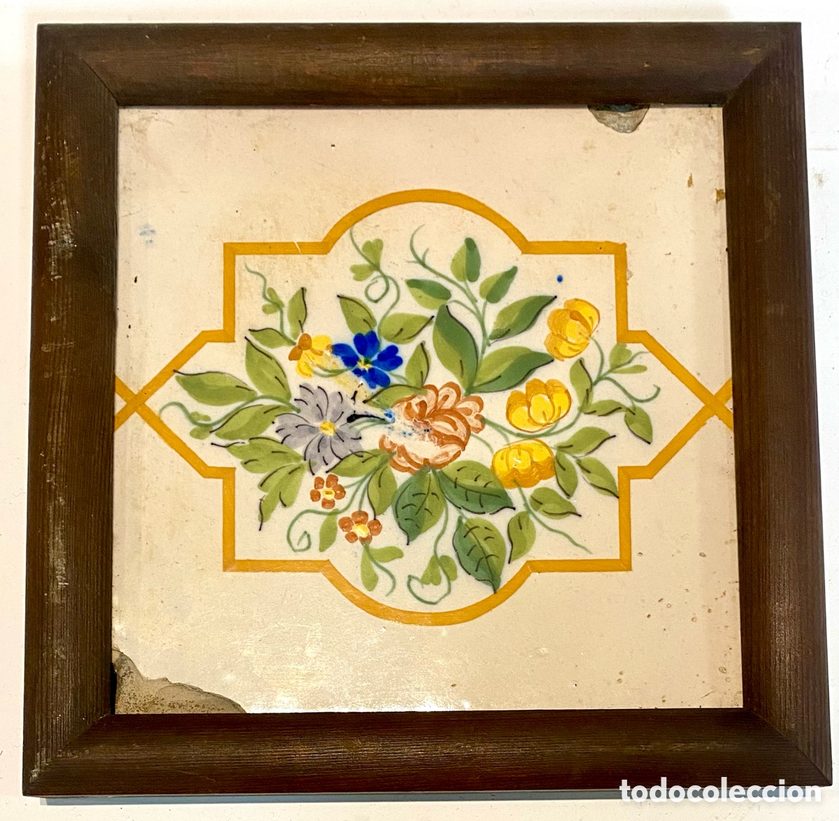 Antig&uuml;edades: Azulejo valenciano de finales del Siglo XIX - Foto 2