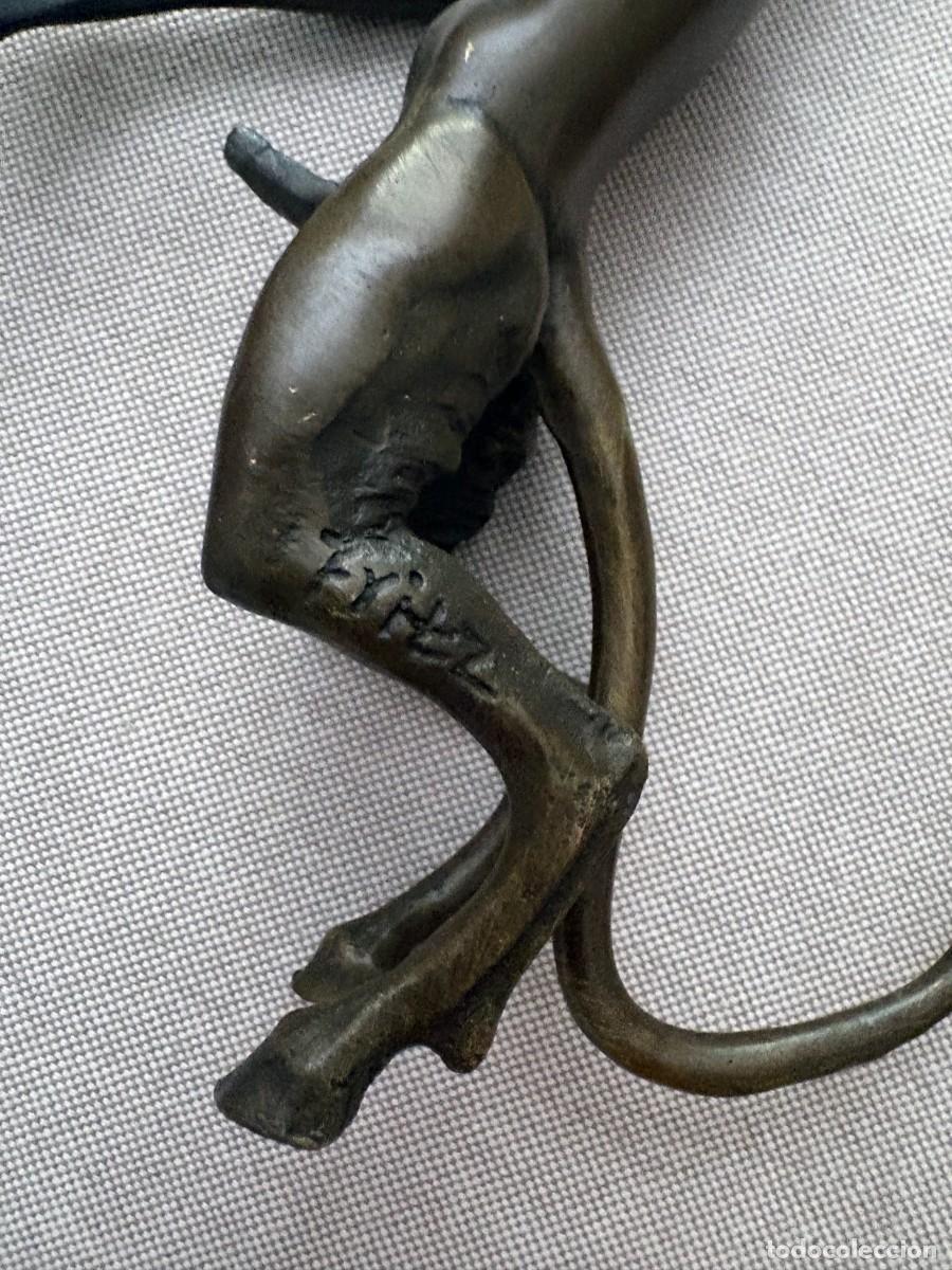 Antig&uuml;edades: Figura bronce diablo - Foto 6