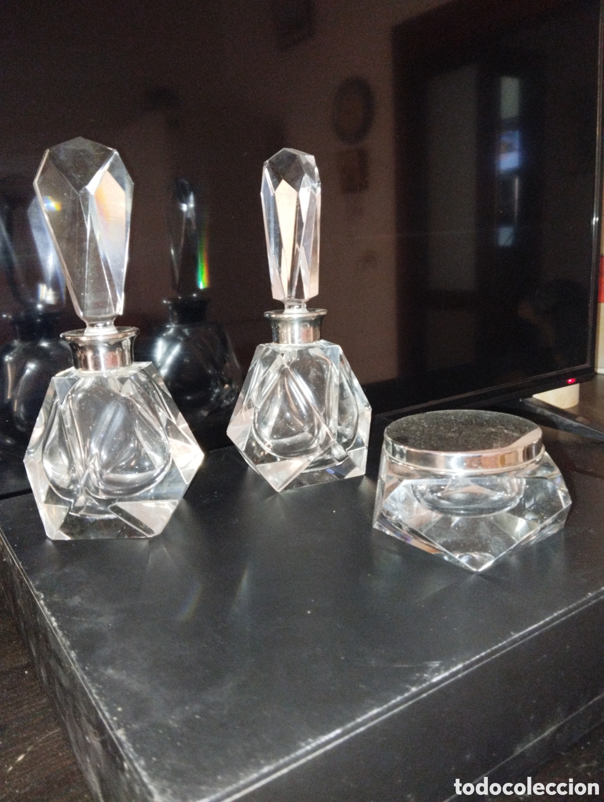 Antig&uuml;edades: Perfumeros de tocador , cristal de roca - Foto 1