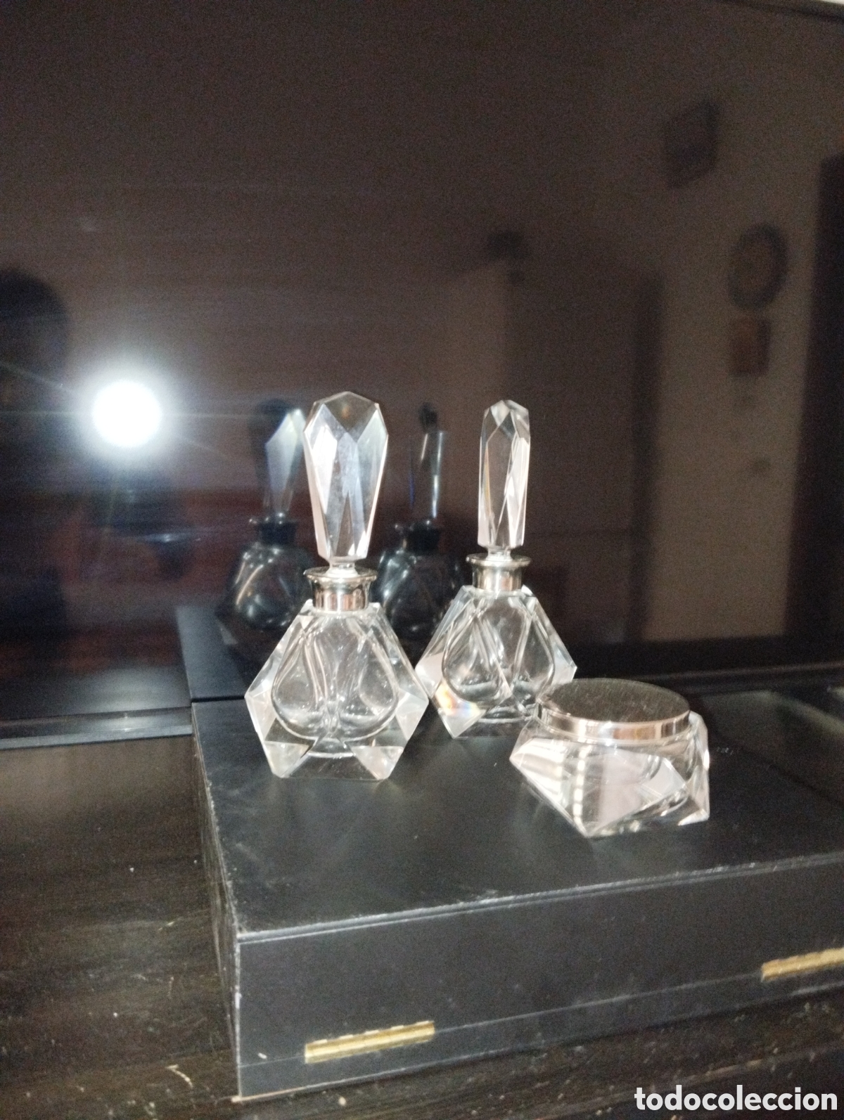 Antig&uuml;edades: Perfumeros de tocador , cristal de roca - Foto 2