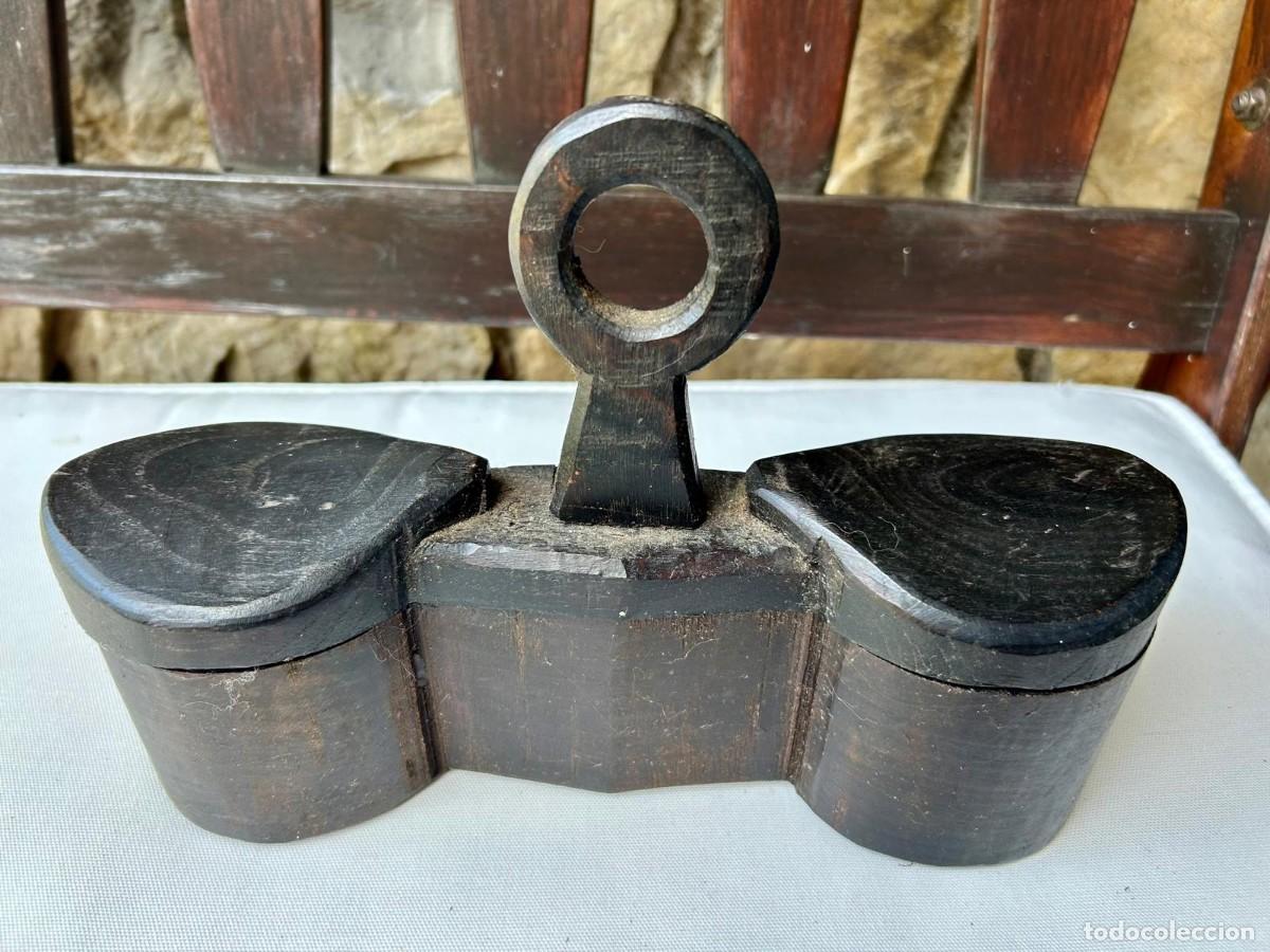 Antig&uuml;edades: Especiero de madera antiguo - Foto 2