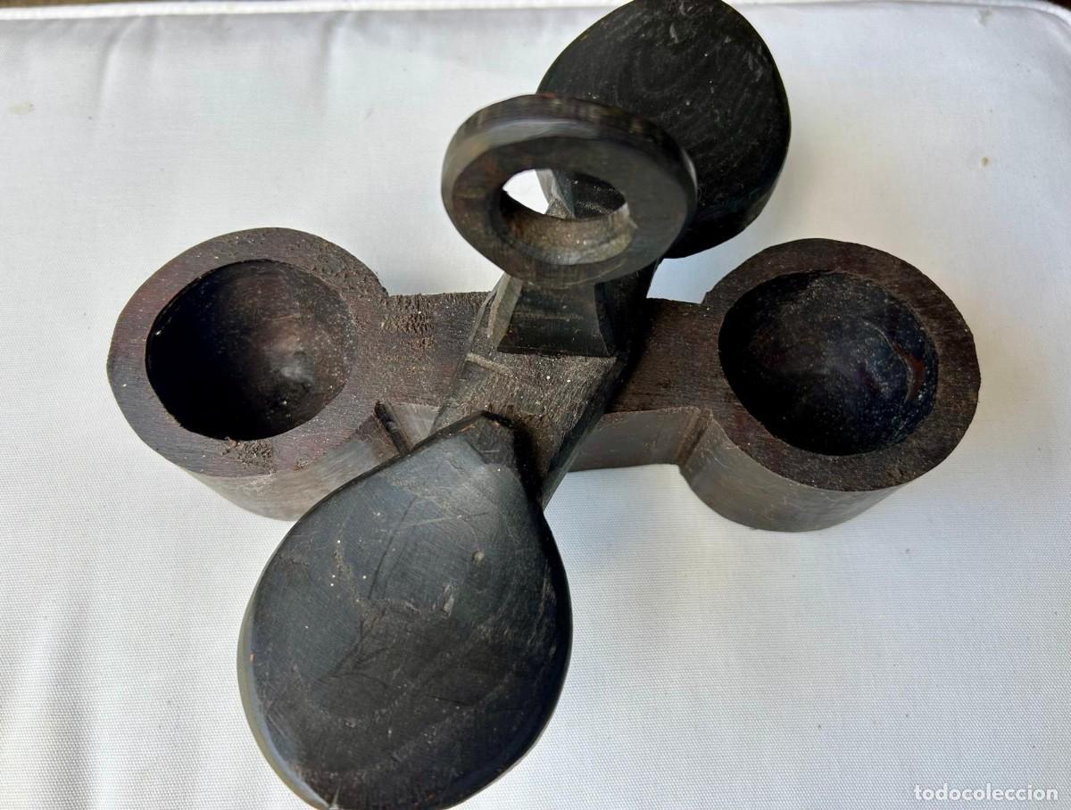 Antig&uuml;edades: Especiero de madera antiguo - Foto 3