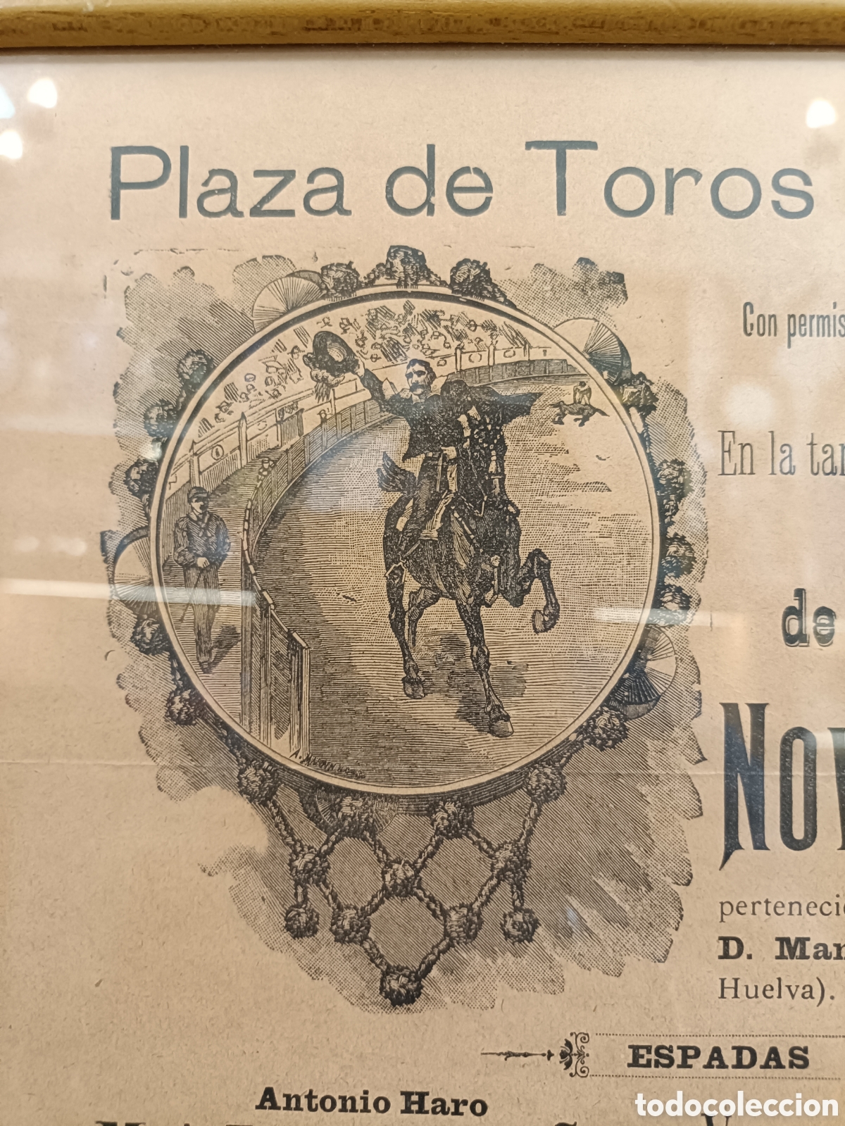 Antig&uuml;edades: PROGRAMA CARTEL PLAZA DE TOROS DE MALAGA A&Ntilde;O 1901 - Foto 7