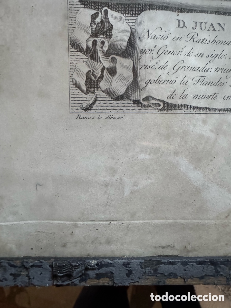 Antig&uuml;edades: Grabado de Juan de Austria - Foto 4