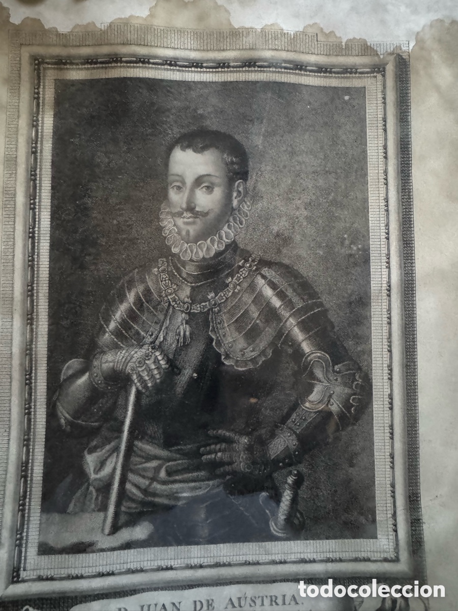 Antig&uuml;edades: Grabado de Juan de Austria