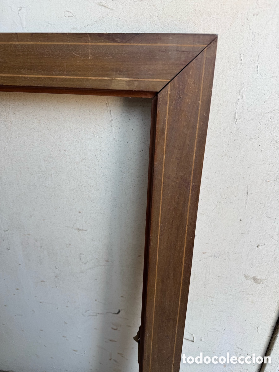 Antig&uuml;edades: Bonito marco con marqueter&iacute;a - Foto 3