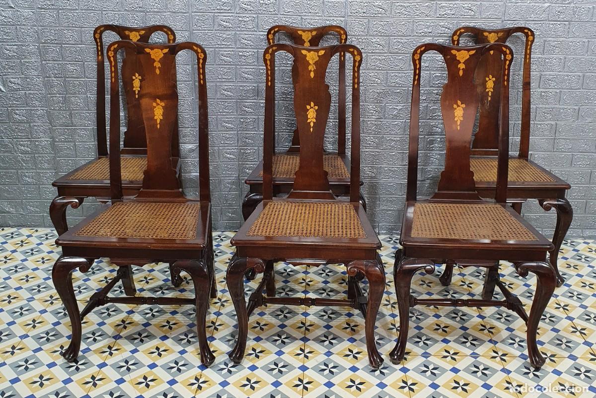 Antig&uuml;edades: Comedor estilo ingles en nogal - Foto 3