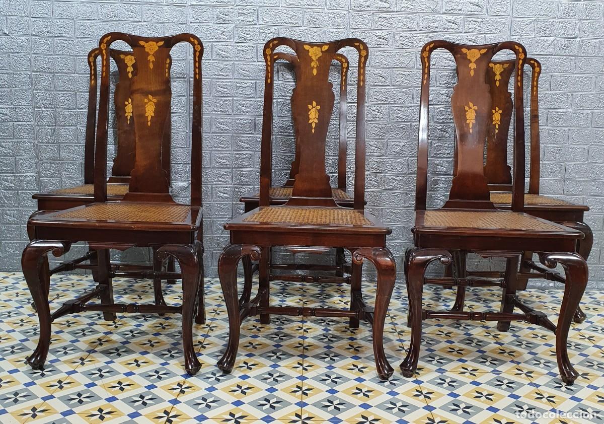 Antig&uuml;edades: Comedor estilo ingles en nogal - Foto 20