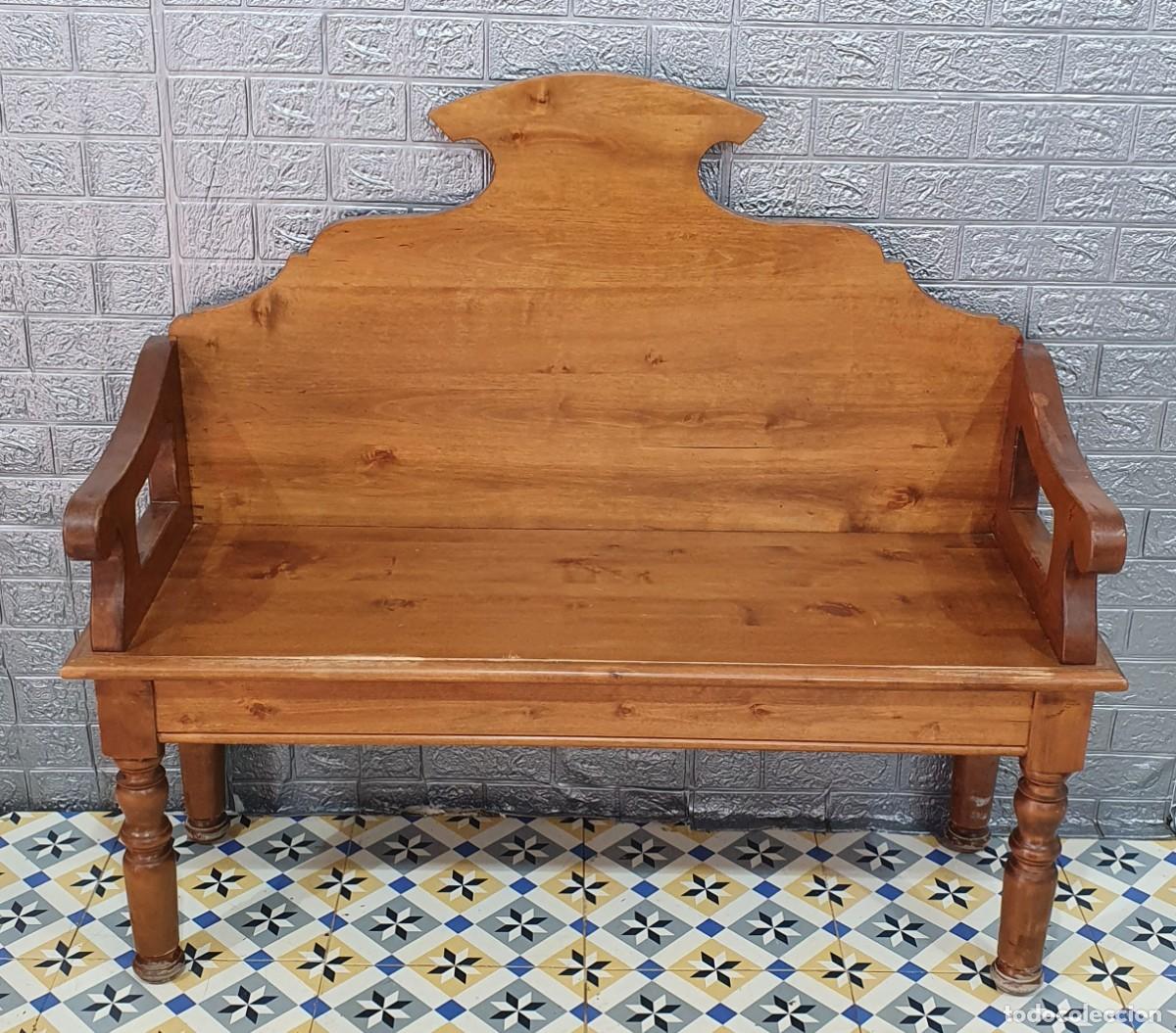 Antig&uuml;edades: Conjunto muebles cocina madera maciza - Foto 3