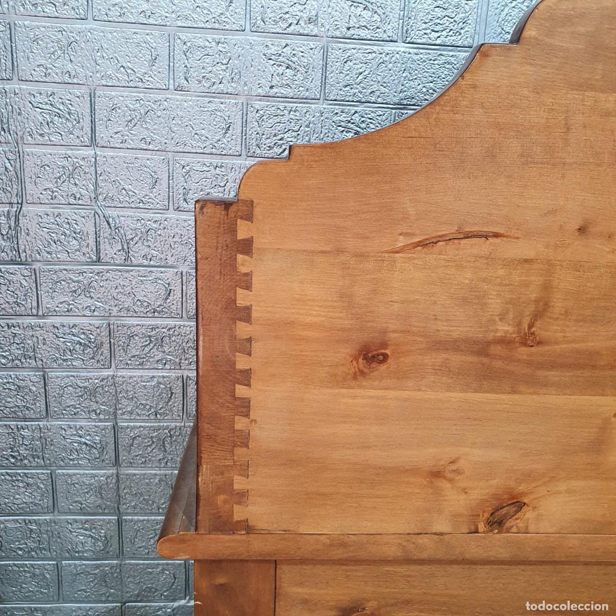 Antig&uuml;edades: Conjunto muebles cocina madera maciza - Foto 4