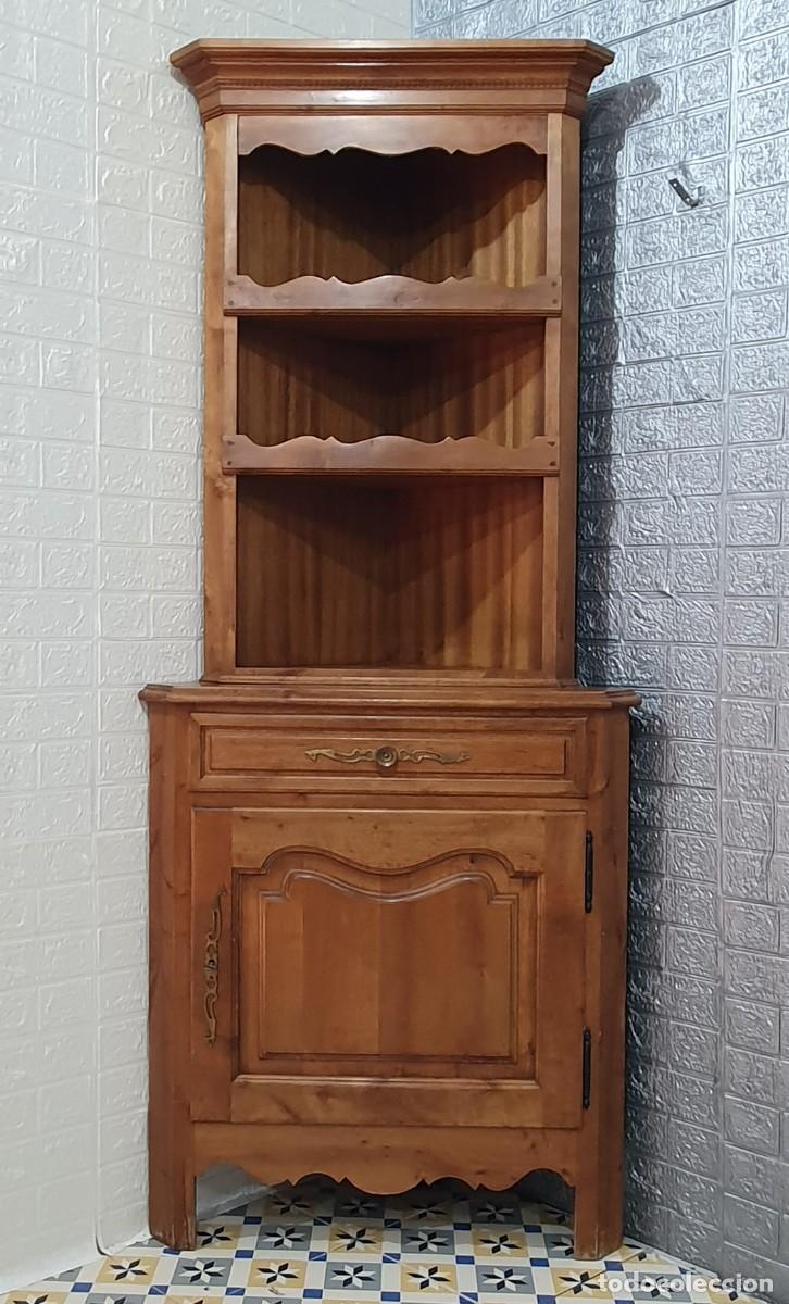 Antig&uuml;edades: Conjunto muebles cocina madera maciza - Foto 5