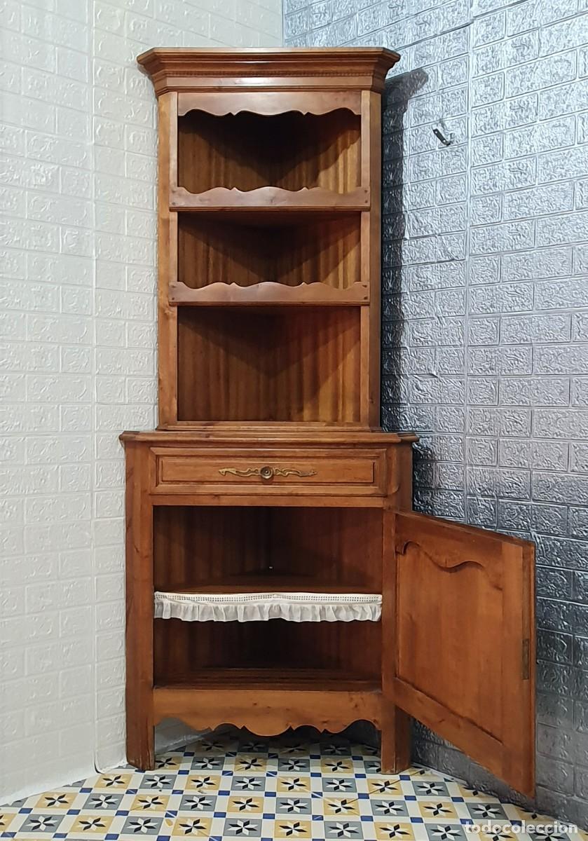 Antig&uuml;edades: Conjunto muebles cocina madera maciza - Foto 6