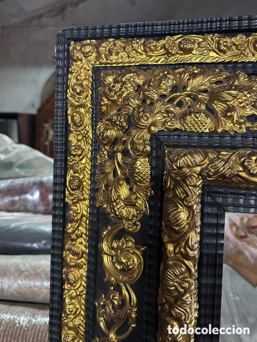Antig&uuml;edades: Espectacular espejo finales del XIX - Foto 5