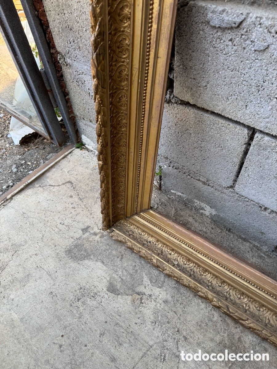 Antig&uuml;edades: Gran marco dorado antiguo - Foto 4