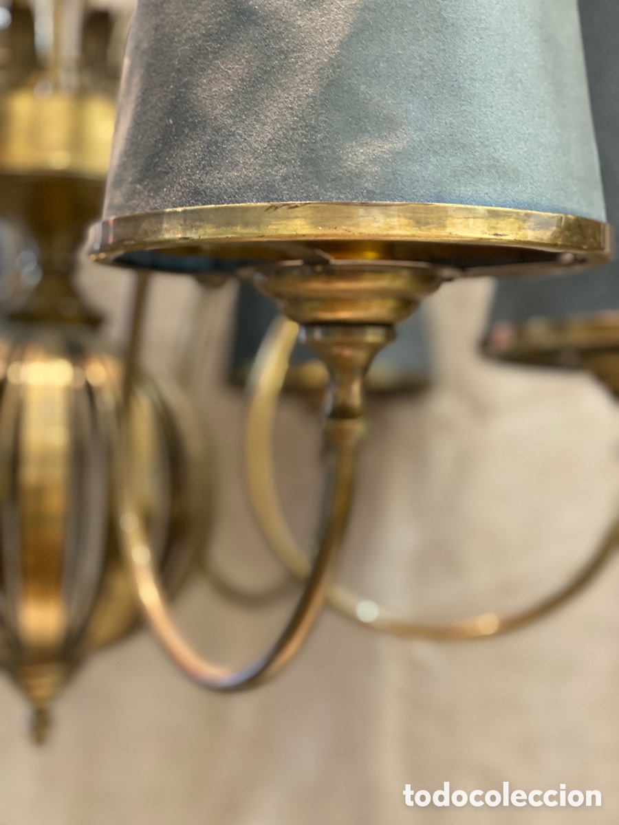 Antig&uuml;edades: L&aacute;mpara de techo de 6 luces - Foto 11