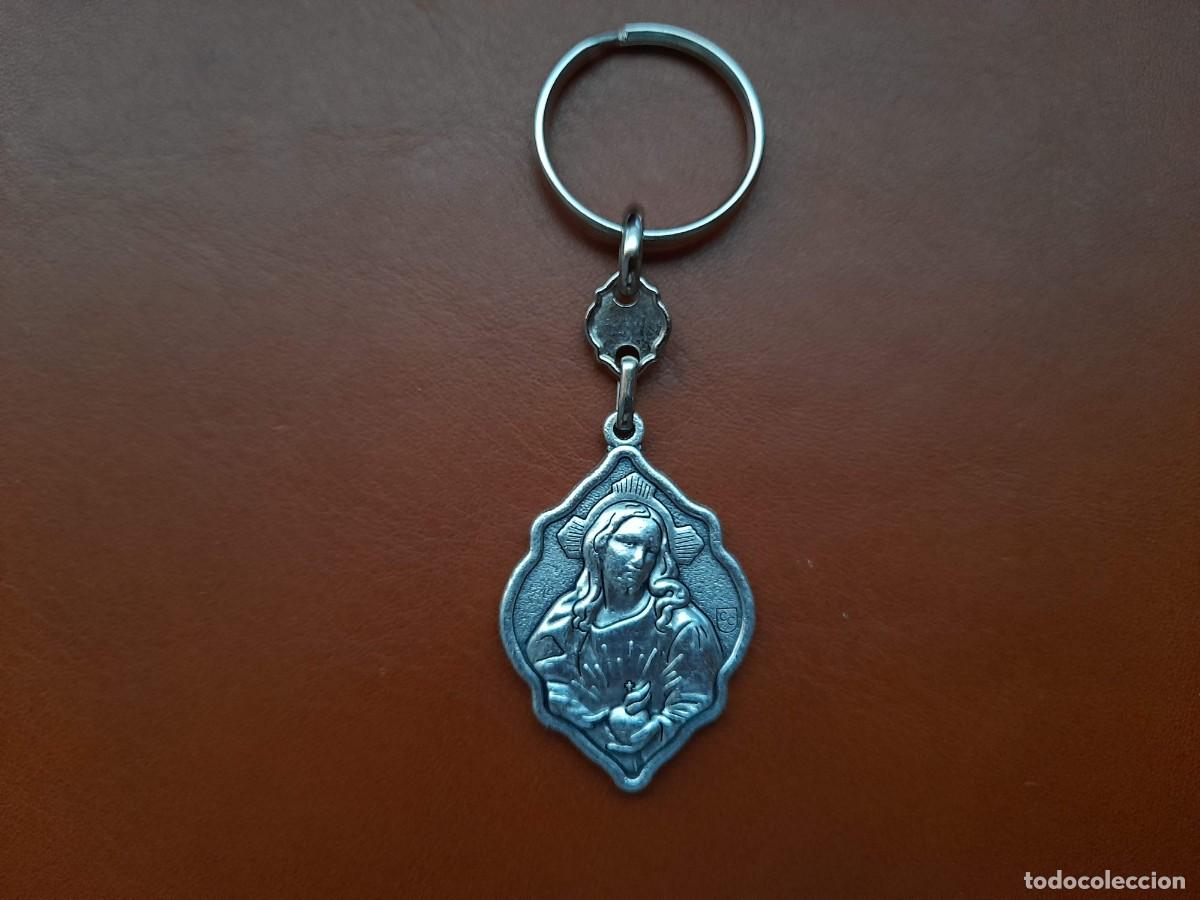 Antig&uuml;edades: Llavero Sagrado Coraz&oacute;n de Jes&uacute;s - Foto 1