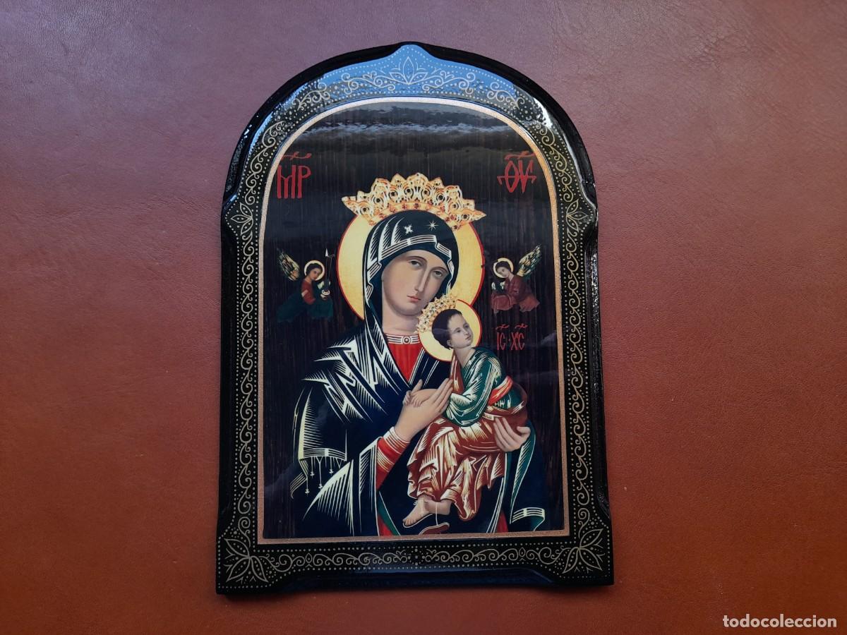 Antig&uuml;edades: Virgen Perpetuo Socorro Tablilla - Foto 2