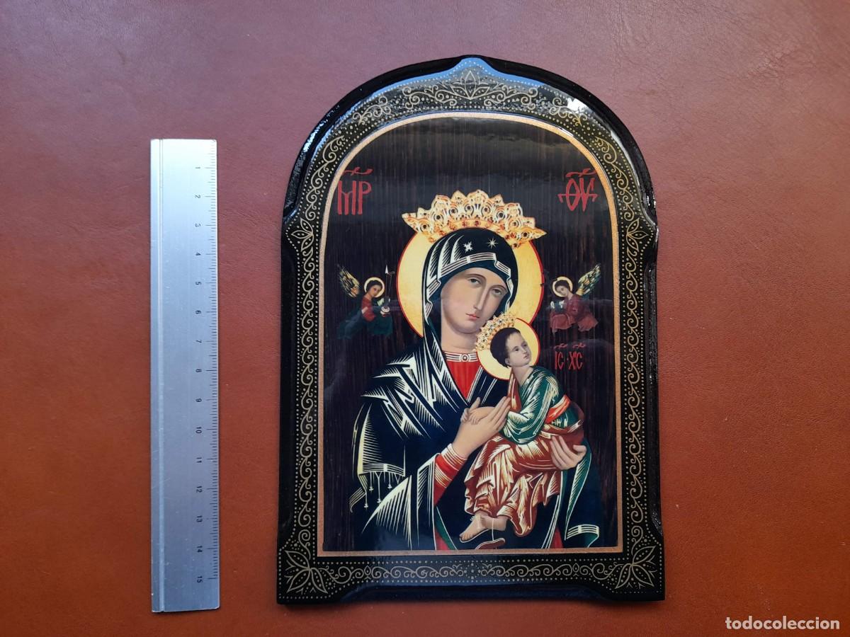 Antig&uuml;edades: Virgen Perpetuo Socorro Tablilla - Foto 3