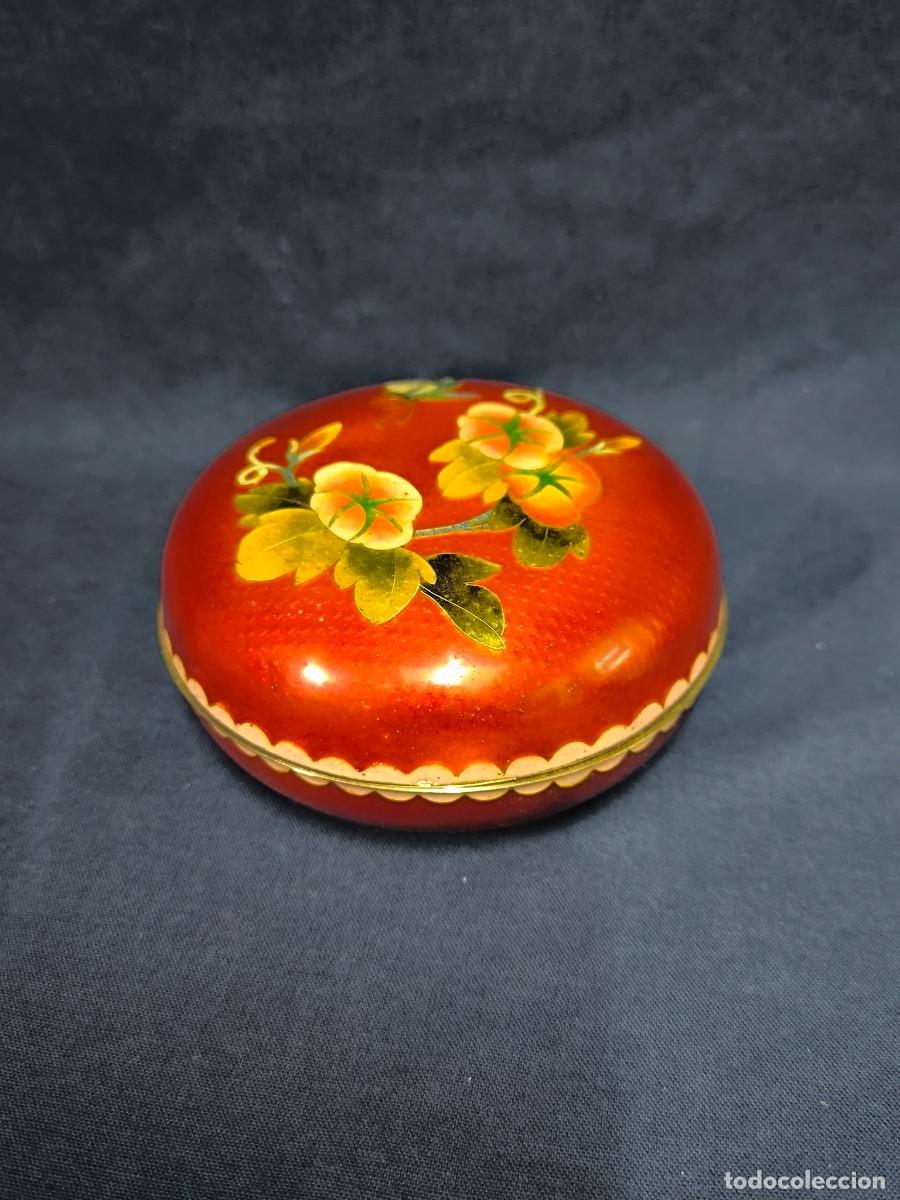 Antig&uuml;edades: CAJA JAPONESA EN CLOISONNE Y ESMALTE - Foto 2