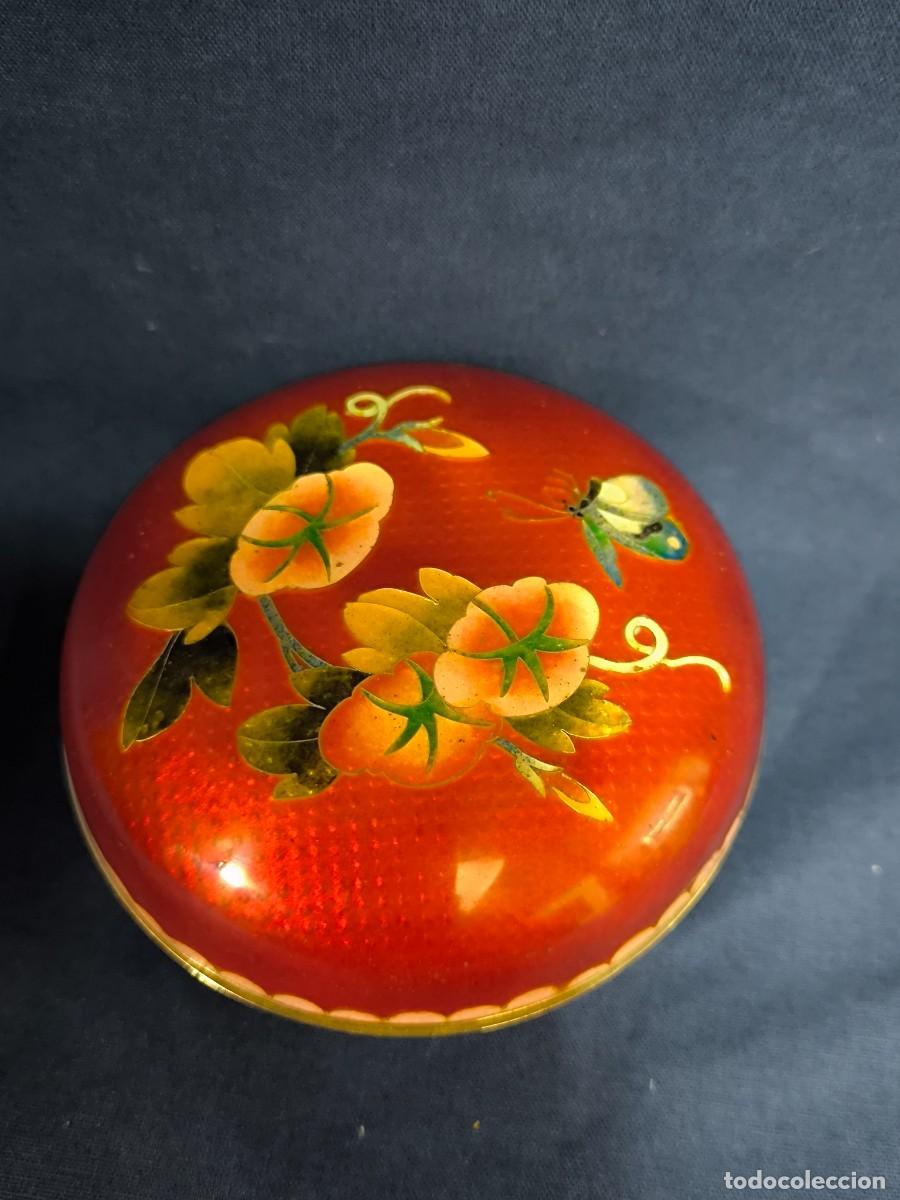 Antig&uuml;edades: CAJA JAPONESA EN CLOISONNE Y ESMALTE - Foto 3