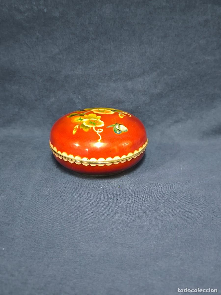 Antig&uuml;edades: CAJA JAPONESA EN CLOISONNE Y ESMALTE - Foto 4