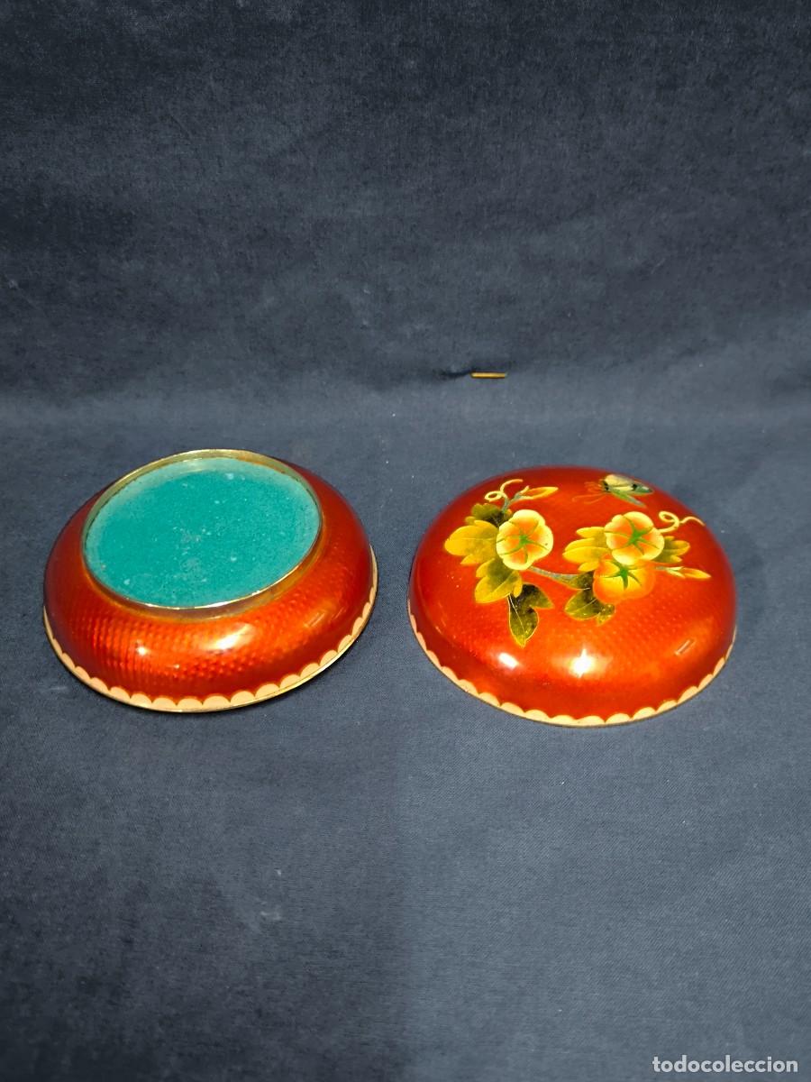 Antig&uuml;edades: CAJA JAPONESA EN CLOISONNE Y ESMALTE - Foto 6